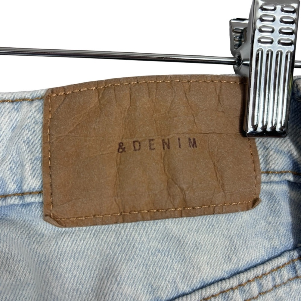 H&M & Denim 90’s Distressed Boyfriend Light wash Jeans Grunge High Rise Size 0 - Picture 6 of 10